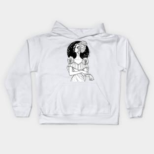 Bohemian Lady Kids Hoodie